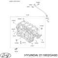 Блок циліндрів двигуна Hyundai Sonata NF