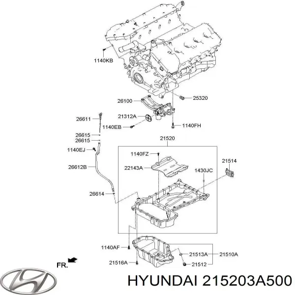  215203A500 Hyundai/Kia