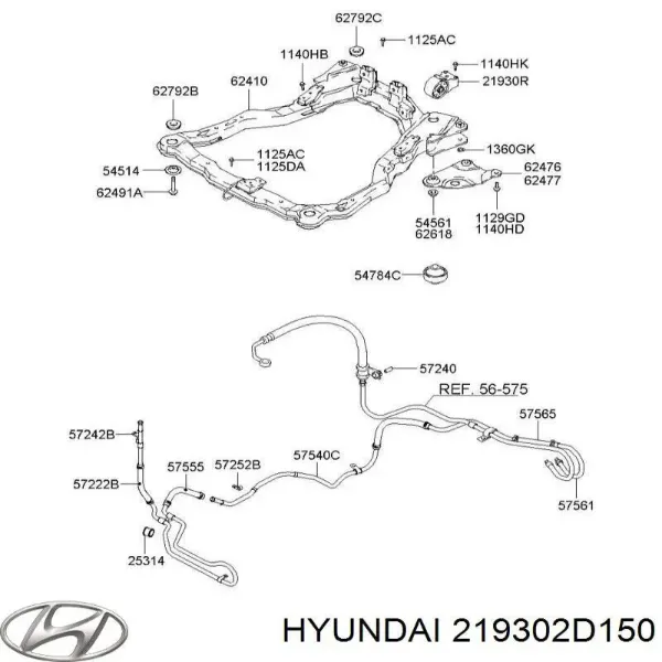 Подушка двигуна задня PXCMA005D2 Parts-Mall