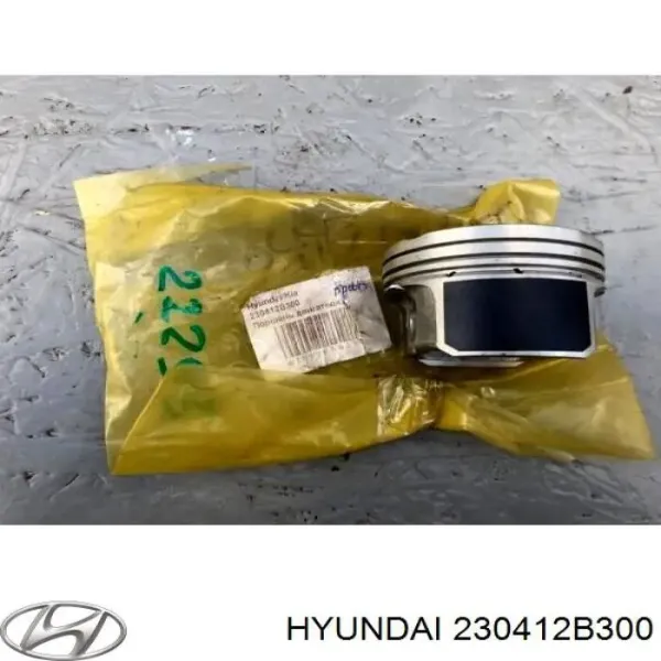 Поршень з пальцем без кілець, STD 230412B300 Hyundai/Kia