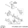 Колінвал HYUNDAI 231112G200