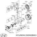 Маховик HYUNDAI 232002B001