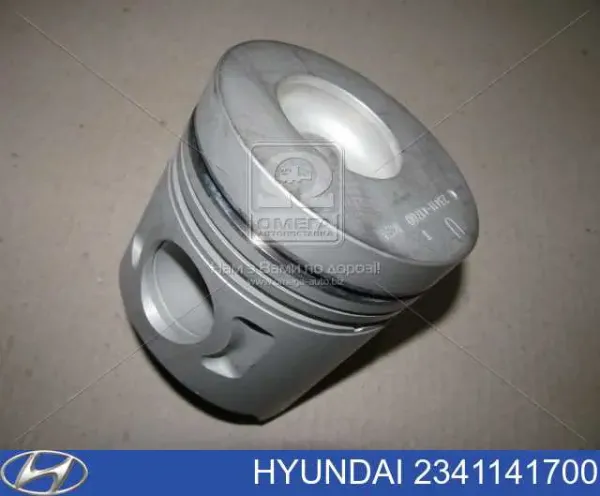 Поршень в комплекті на 1 циліндр, STD 2341141700 Hyundai/Kia