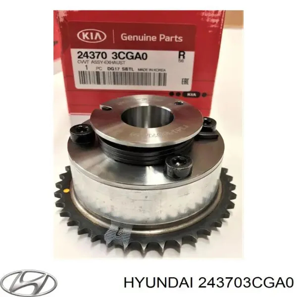 Зірка-шестерня розподільного валу двигуна,випускного 243703CGA0 Hyundai/Kia