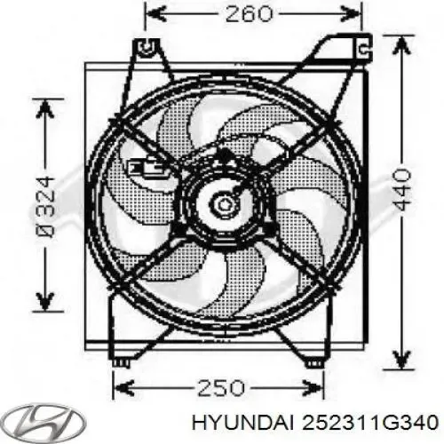  252311G340 Hyundai/Kia
