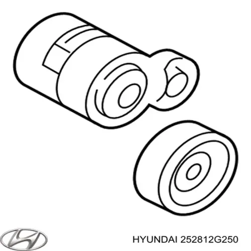 Натягувач ременя ГРМ 252812G250 Hyundai/Kia