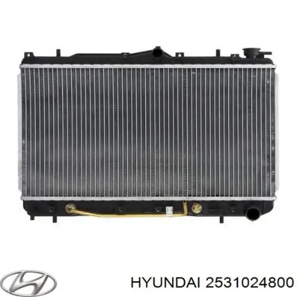Радіатор 2531024700 Hyundai/Kia