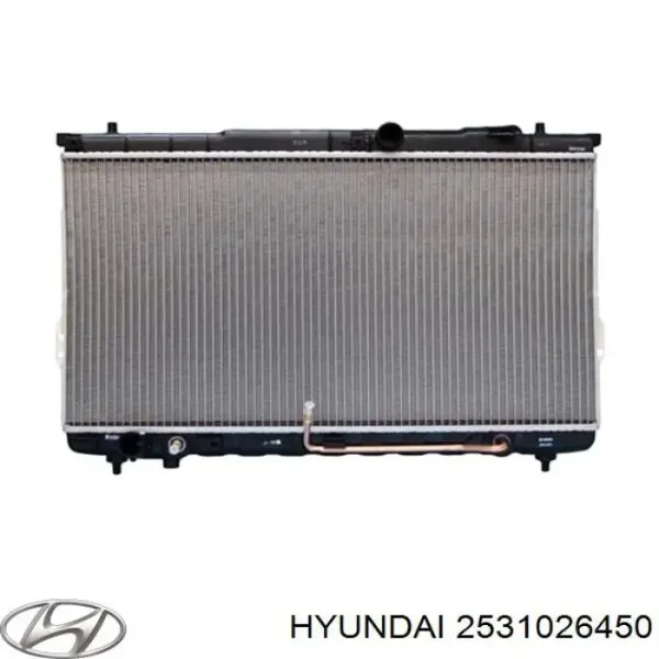 Радіатор 2531026450 Hyundai/Kia
