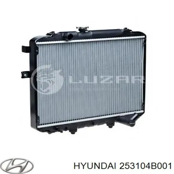Радіатор 253104B001 Hyundai/Kia