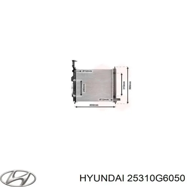 Радіатор 25310G6050 Hyundai/Kia