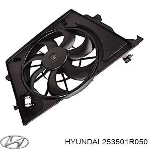 Дифузор (кожух) радіатора охолодження 253501R050 Hyundai/Kia