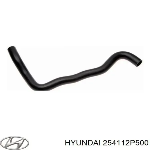 Шланг/патрубок радіатора охолодження, верхній 254112P500 Hyundai/Kia