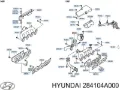 Клапан ЄГР HYUNDAI 284104A000