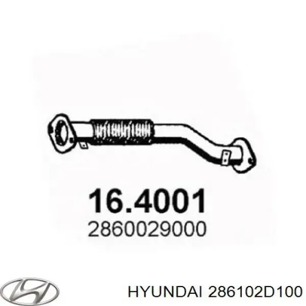 Глушник, передня частина ED10121 Edex