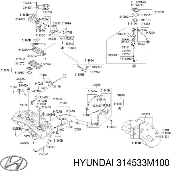  314533M100 Hyundai/Kia