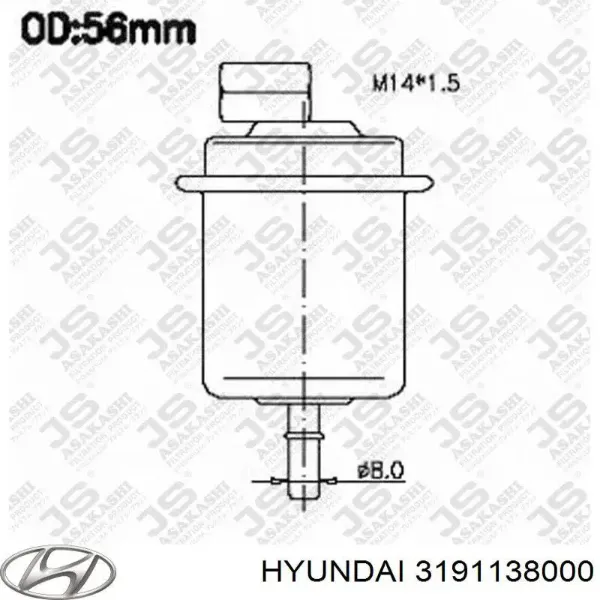 Паливний фільтр 3191138000 Hyundai/Kia