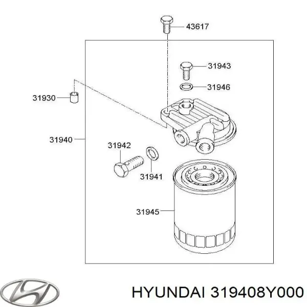  319408Y000 Hyundai/Kia