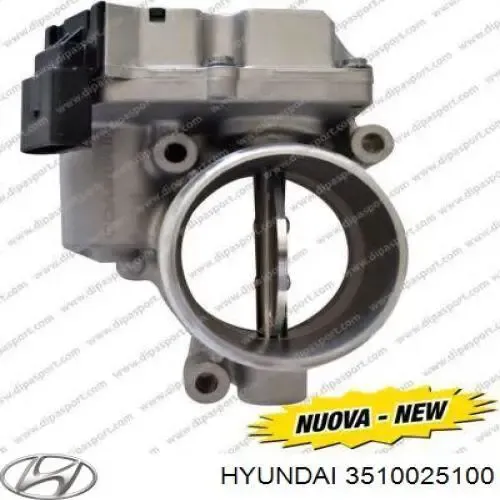 Дросільна заслінка 3510025100 Hyundai/Kia