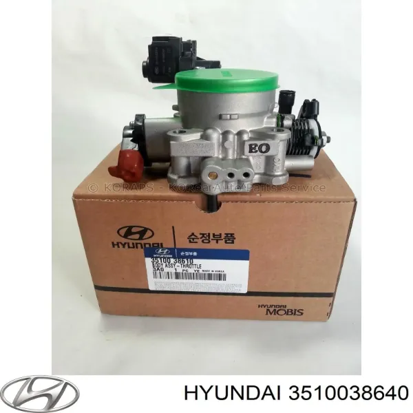Дросільна заслінка 3510038640 Hyundai/Kia