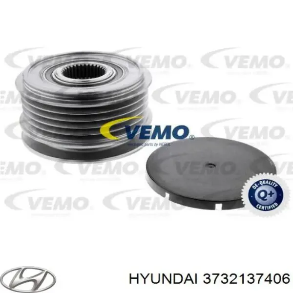 Обгонна муфта генератора на Hyundai I30  FD