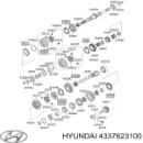 Муфта синхронізатора, зовнішня обойма 3/4-ї передачі HYUNDAI 4337623100 Муфта синхронізатора, зовнішня обойма 3/4-ї передачі HYUNDAI 4337623100