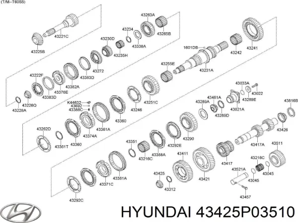  43425P03510 Hyundai/Kia