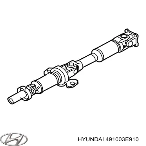 Кардан задній 491003E910 Hyundai/Kia