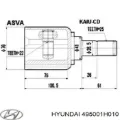 Піввісь права KIA Ceed ED