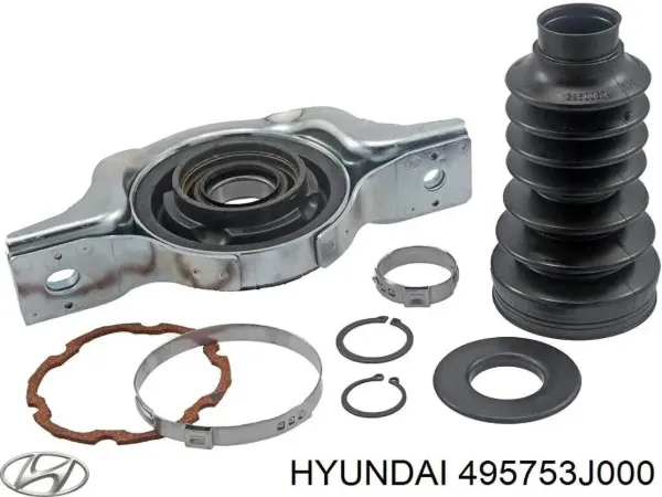 Підвісний підшипник карданного валу 495753J000 Hyundai/Kia