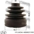 Пильник ШРКШа внутрішній лівий HYUNDAI 495952Y200