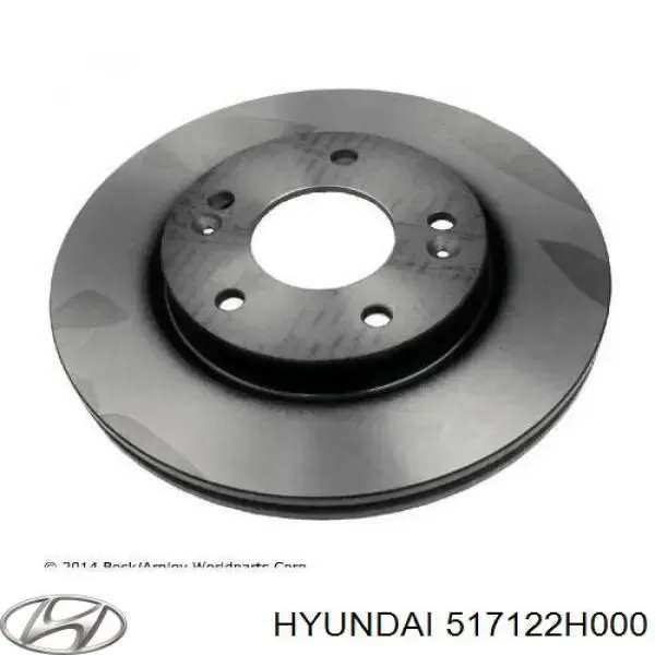 Гальмівні диски передні 517122H000 Hyundai/Kia