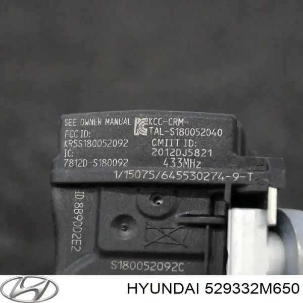 Датчик тиску в шинах 529332M650 Hyundai/Kia