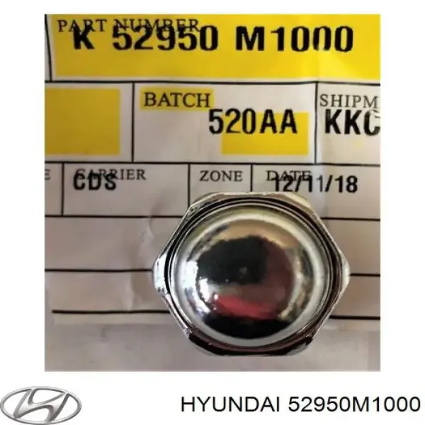 Колісні гайки 52950M1000 Hyundai/Kia