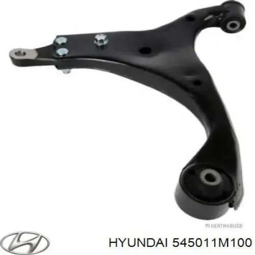 Важіль передньої підвіски нижній, правий 545011M100 Hyundai/Kia