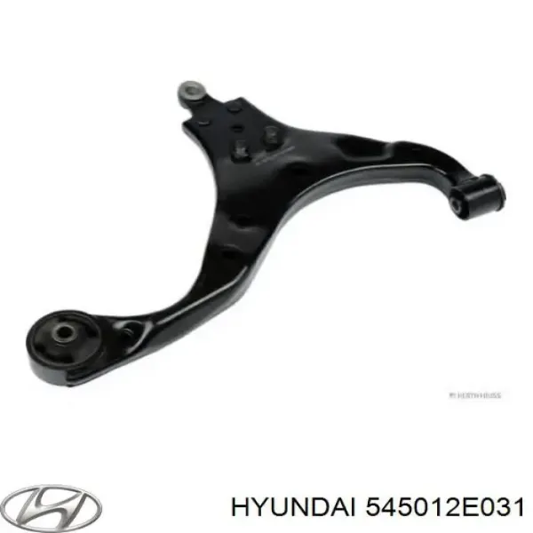 Важіль передньої підвіски нижній, правий 545012E031 Hyundai/Kia