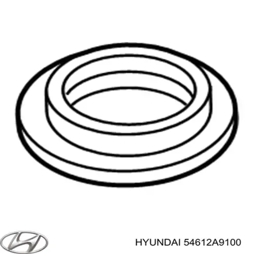 Підшипник опорний амортизатора, переднього 54612A9100 Hyundai/Kia