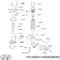 Опора амортизатора переднього Hyundai Sonata EU4