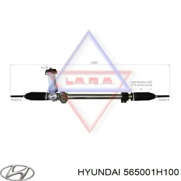 Рульова рейка R1204B Reikanen
