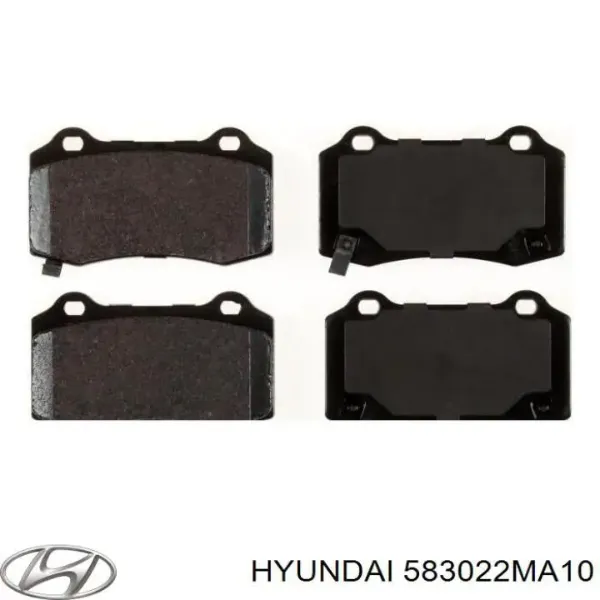 Задні гальмівні колодки 583022MA10 Hyundai/Kia