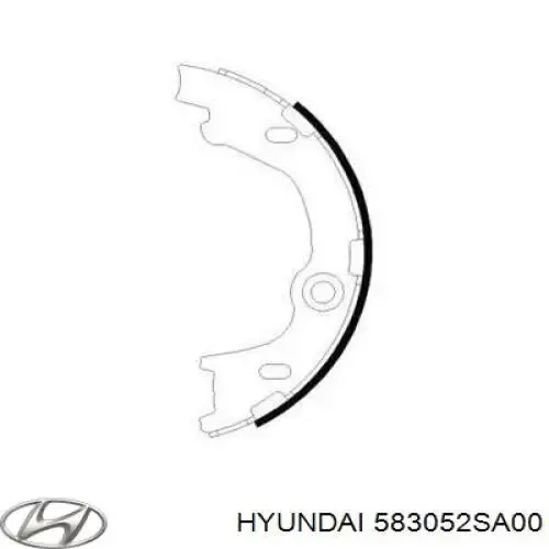 Колодки ручника 583052SA00 Hyundai/Kia