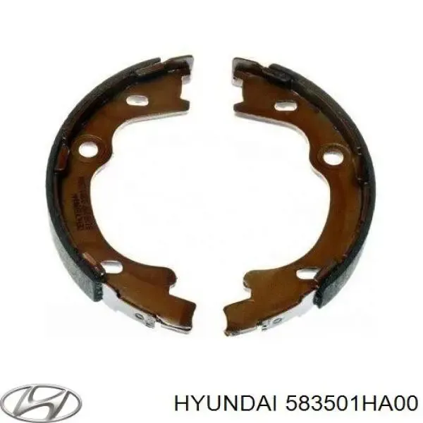 Колодки ручника 583501HA00 Hyundai/Kia