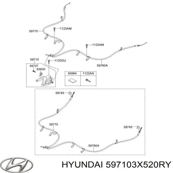  597103X520RY Hyundai/Kia
