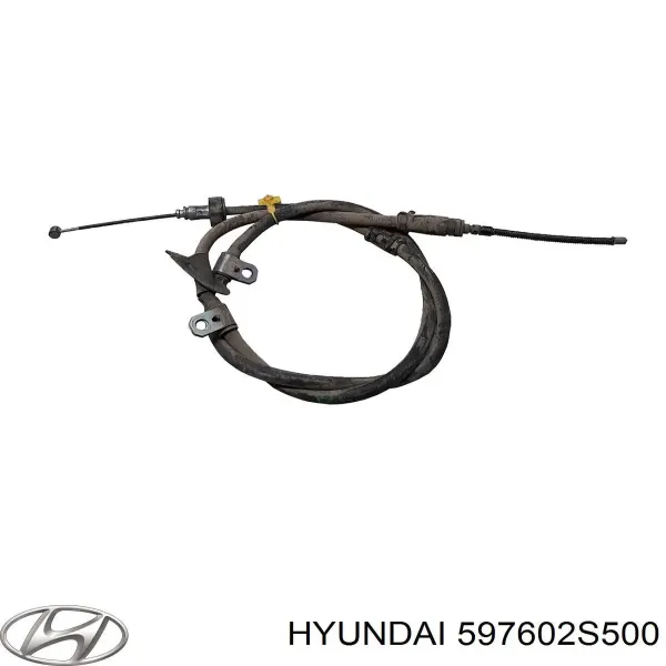 Трос ручного гальма задній, лівий 597602S500 Hyundai/Kia