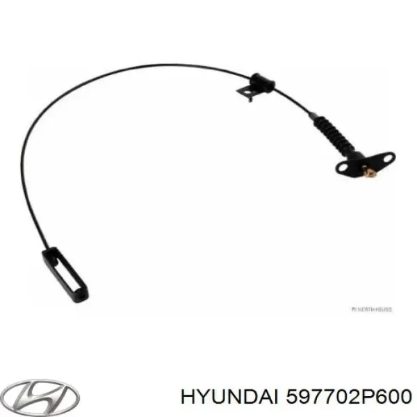 Трос ручного гальма задній, правий 597702P600 Hyundai/Kia