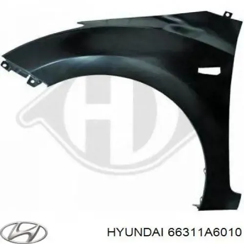 Ліве переднє крило Hyundai I30 хетчбек (GDH) (2012 - 2016) ціна, від