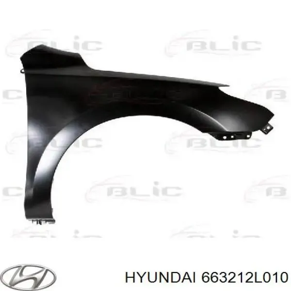 Крило переднє праве Hyundai I30 хетчбек (FD) (2007 - 2011) ціна, від