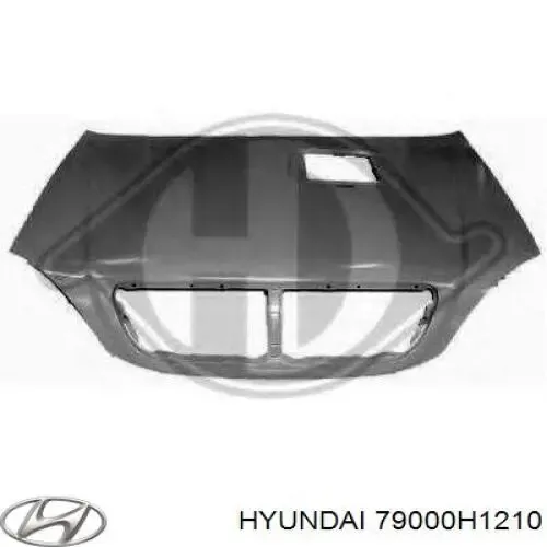 Капот 79000H1210 Hyundai/Kia