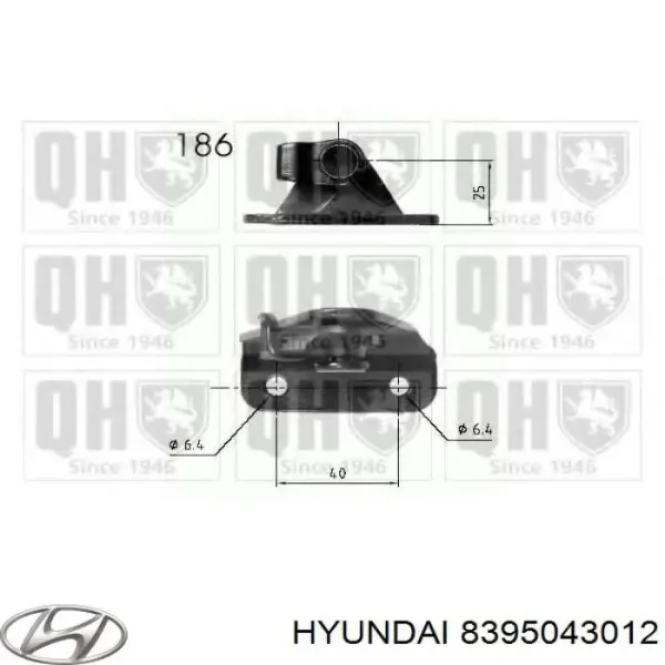 Амортизатор багажника 8395043012 Hyundai/Kia