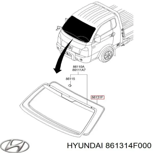  861314F000 Hyundai/Kia