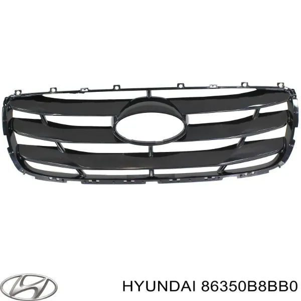 Решітка радіатора 86350B8BB0 Hyundai/Kia